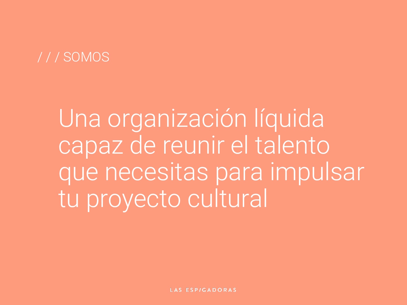 Las Espigadoras Agencia Gestión Cultural